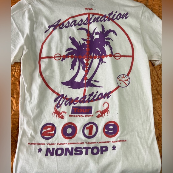 Authentic drake Assassination Vacation European Tour shirt from Dublin show - Picture 4 of 4